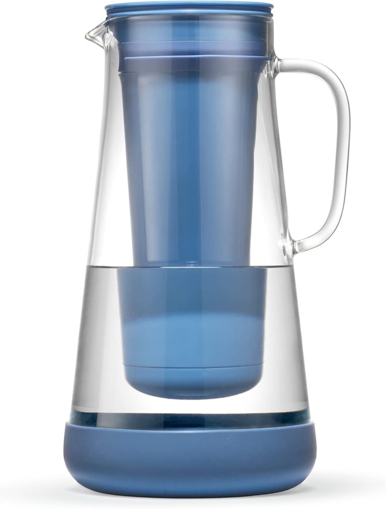 LifeStraw Home, carafe filtrante en verre à double filtration bactéries et PFAS 1,6 L