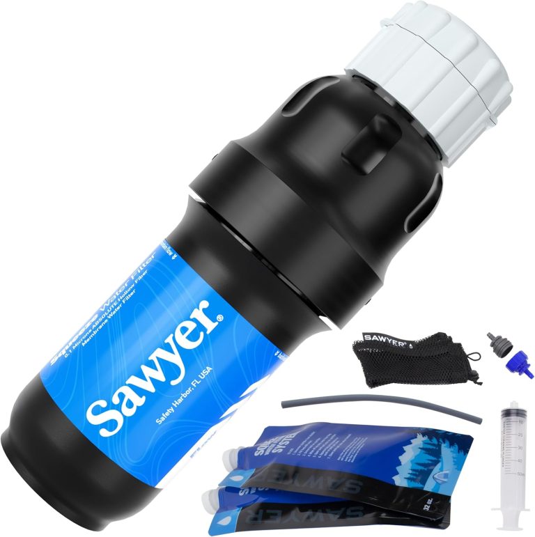 Sawyer Squeeze Filtre d'Eau SP129, membrane fibre creuse 0,1 micron