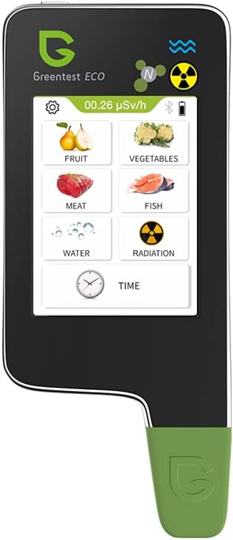 Greentest ECO 6 Testeur nitrate numérique lecture instantanée, TDS & Geiger